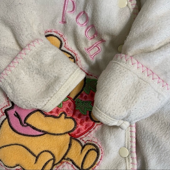 Disney Baby Winnie the Pooh Hooded and Footed One-Pierce Cover Up - Picture 3 of 10